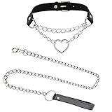 AROROMI Fetisch SM Fesseln Halsbänder Bondage Leder Halsband Erwachsene Sex...