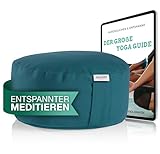 NAJATO Sports Meditationskissen – Yogakissen inkl. E-Book (PDF Datei) –...