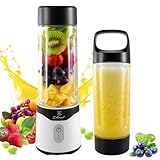 COKUNST Tragbarer Mixer für Smoothies und Shakes, 530ml Portable Blender mit 6...