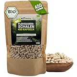 RheinNatur Bio Flohsamenschalen Kapseln - 450 Stk hochdosiert (3.000 mg je...