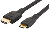 Amazon Basics – Hochgeschwindigkeitskabel Mini-HDMI (Quelle) auf HDMI, 1.8 m,...