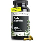 natural elements Daily Vitamins – 120 Multivitamin Kapseln – alle wertvollen...