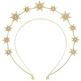 Generse Stern-Stirnband, Strass-Haarband, Krone mit Heiligenschicht,...