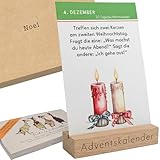Adventskalender 2025 mit Weihnachtswitzen – 24 Weihnachtswitze auf Karten mit...