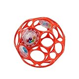 Oball Rattle, Rot - Flexibles und leicht Greifbares Design, für Kinder Jeden...