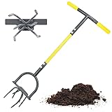 Jardineer Gartenkralle mit Stiel, Kultivator Garten, Garden Claw für...
