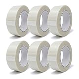 gws Filament-Klebeband, extra starkes Packband in Profi-Qualität, Gewebeband in...