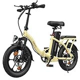 ESKUTE D100 E-Bike Klapprad 16 x 2,5 Zoll, Elektrofahrrad für Herren Damen,...