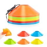 VFANDV Fussball Hütchen Set, Sport Hütchen 5 Farben Hütchen Fussball Set,...