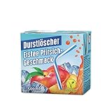 Durstlöscher Eistee Pfirsich: Erfrischungsgetränk mit Tee-Extrakt &...