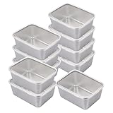 Frischhaltedose Meal Prep Boxen, 10 Stück Edelstahl Lunchbox Brotdose...