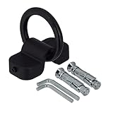 Relaxdays Wand- und Bodenanker, Sicherung für Fahrrad & Motorrad, 14 mm Bügel,...