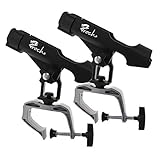 Croch 2 x Angelrutenhalter Stabil 360 Grad Drehung einfach einstellbar für Boot...