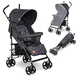 LIONELO Elia Buggy Klein Zusammenklappbar Kinderwagen Bis 15 Kg, Rücken Und...