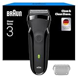 Braun Series 3 Elektrorasierer Herren – Rasierapparat mit 3 Flexiblen Klingen,...