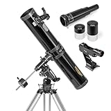 Omegon Teleskop N 126/920 EQ-3 | Lichtstarke Optik | Stabile EQ-3 Montierung |...