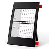 3-Monatskalender Tisch 2026 2027 - Büro & Homeoffice Tischkalender mit...