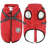 Aiboria Hundejacke Hundeweste Hundemantel Winddicht Jacken Warme Haustier Fleece...