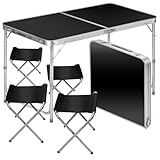 GOODS+GADGETS Klappbarer Multifunktionstisch Mehrzwecktisch Campingtisch...
