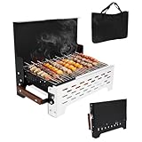 GFTIME Klappgrill Camping Grill Holzkohlegrill Tischgrill für Outdoor BBQ,...