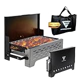 SCHNEIDERFREUDE Premium Klappgrill mit Tasche: DEKRA-zertifizierter...