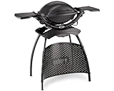 Weber Q1400 Elektrogrill mit Stand, 43 x 32cm Grillfäche, portabler BBQ Grill,...