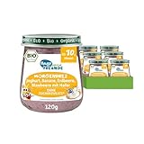 FRECHE FREUNDE BABY Bio Gläschen Morgenbrei Joghurt, Banane, Erdbeere,...