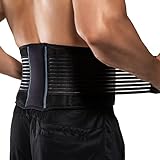 BraceUP Rückengurt, Rückenstützgürtel - Atmungsaktive Rückenbandage Herren...