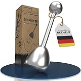 OpZack - 1x Premium Eierköpfer aus hochwertigem Edelstahl,...