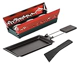 KUHN RIKON Candle Light Mini Alpenglühen Raclette Set, rot,...