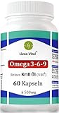 NKO Krillöl Kapseln Omega 3 Krill Hochdosiert - Hohe Bioverfügbarkeit mit...