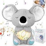 Schlummer Koala, Schlummer Otter mit Herzschlag, Otter Koala Kuscheltier Kinder...