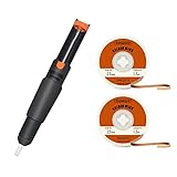 TOWOT Entlötpumpe & 2PCS Entlötdocht (Breite:2.5mm, Länge:1.5m) Zum Entfernen...