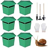 BNGXR Schneckenfallen, 6er-Set Bio Schneckenfallen ohne Chemie und Gift,...