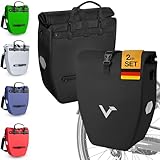 Valkental® Große & wasserdichte Gepäckträgertasche - Fahrradtasche für...