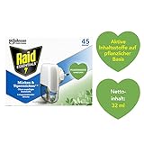 Raid Essentials Mückenstecker 45 Nächte, Elektrischer Insekten-Schutz vor...
