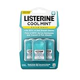 3x Listerine PocketPaks Breath Strips, Cool Mint, Dispensers - für kühle Minze...