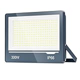 TOPAUBUB LED Strahler Außen 300W 30000LM 1 Stücke - Superhell LED Scheinwerfer...