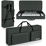 OUUTMEE 61 Keyboard Tasche Zwei Möglichkeiten Zum Tragen,107 x 45 x 16 cm...