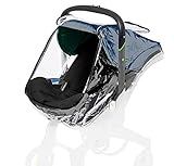 Cysocool Kinderwagen Regenverdeck fit Doona, Babyschale Regenschutz mit...