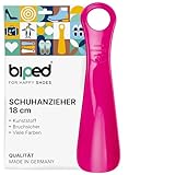 biped Schuhanzieher Kunststoff - 18 cm Schuhlöffel - deutsche Herstellung...