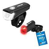 FISCHER Fahrrad LED-Batterie Beleuchtungs-Set small-Box, mit LED Technologie,...