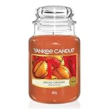 Yankee Candle Duftkerze im Glas (groß) | Spiced Orange | Brenndauer bis zu 150...