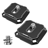 NEEWER 2er Pack Schnellwechselplatten Set 38mm QR Kamerahalterung Adapter...