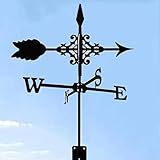 Wetterhahn - Robuste Metall Windfahne zur Wettervorhersage - Wetterfahne mit...