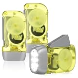 Homoyoyo 3 LED Dynamo Taschenlampe: Leistungsstarkes Notlicht Aufziehbare,...