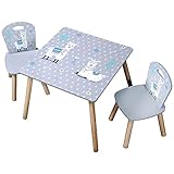 Kesper | Kindertisch mit 2 Stühlen, Material: Faserplatte, Maße: 55 x 55 x 45...