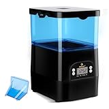 fishkeeper Automatischer Futterautomat Teich Außen, Wetterfester und...