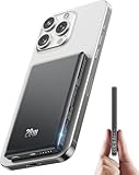 Ultra Slim iPhone Powerbank für Magsafe, Ntaanoo Magnetische Power Bank...