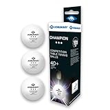 Schildkröt Donic Tischtennisball 3-Stern Champion ITTF, Wettkampfball in Poly...